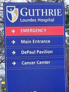 Mobile Notarization Service to Guthrie Lourdes Hospital in Binghamton NY